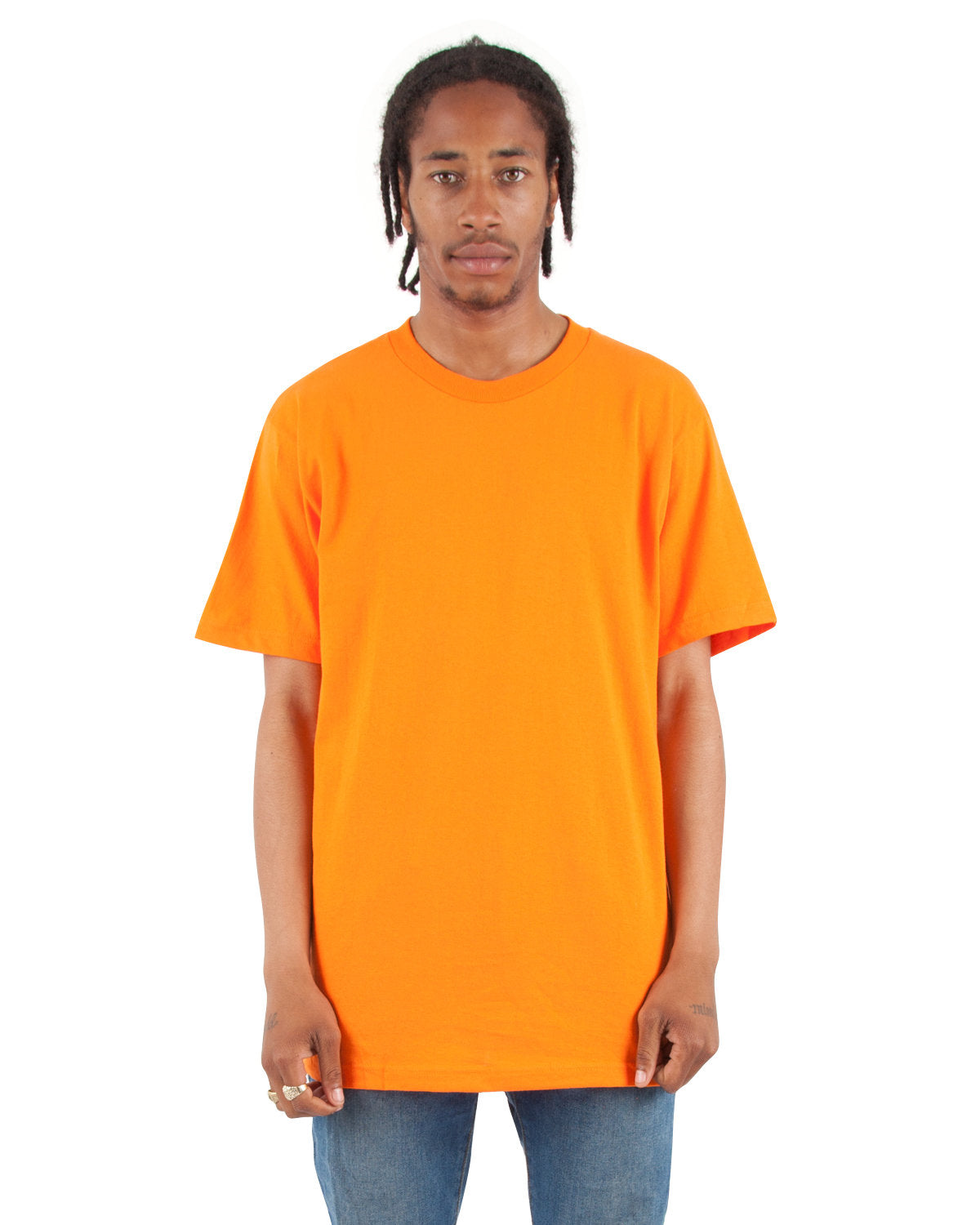Shaka Wear Mens 100% USA Cotton Active Short-Sleeve Crew Neck T-Shirt -  SHASS